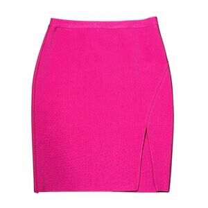 NBD x Naven Christy Skirt in Fuchsia Pink